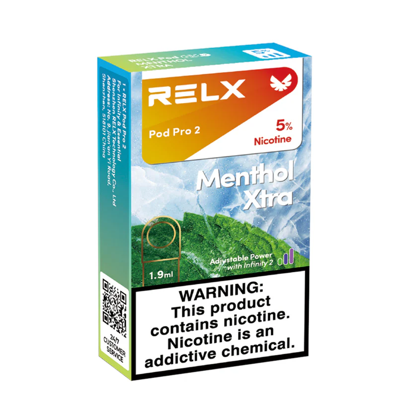 悦刻六代海外版烟弹Relx pro 2新薄荷口味单颗装