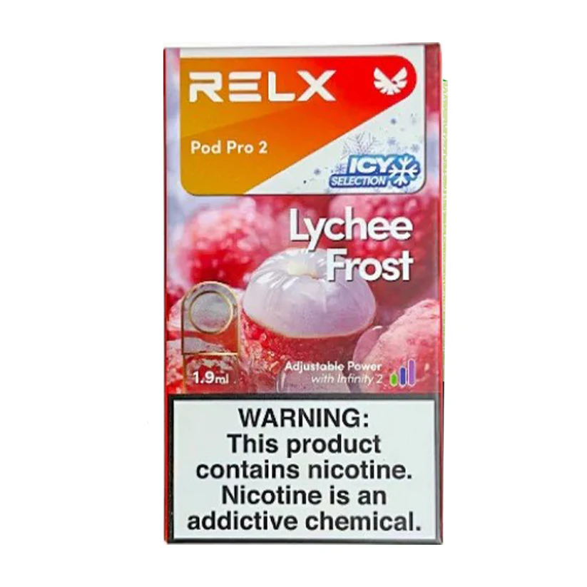 六代海外版烟弹Relx pro 2极凉荔枝