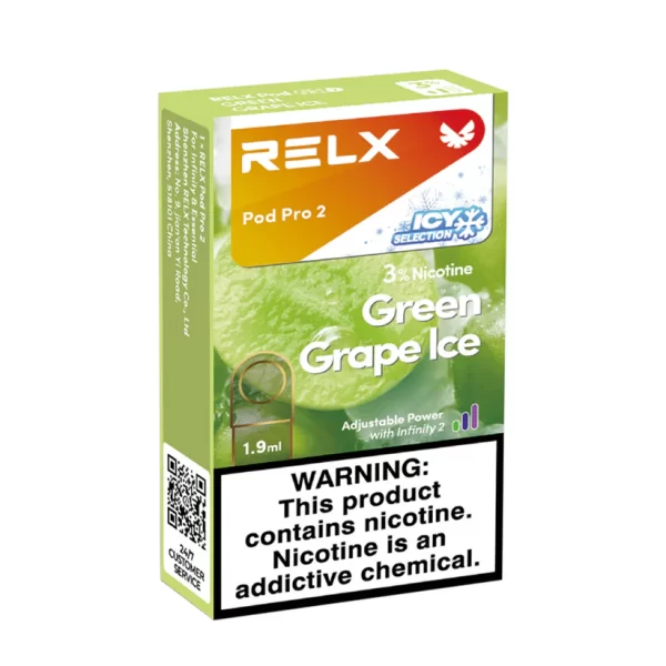 悦刻六代海外版烟弹Relx pro 2极凉青提口味单颗装