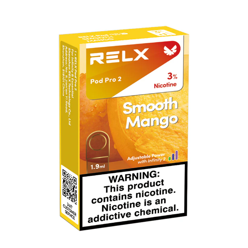 悦刻六代海外版烟弹Relx pro 2芒果冰淇淋