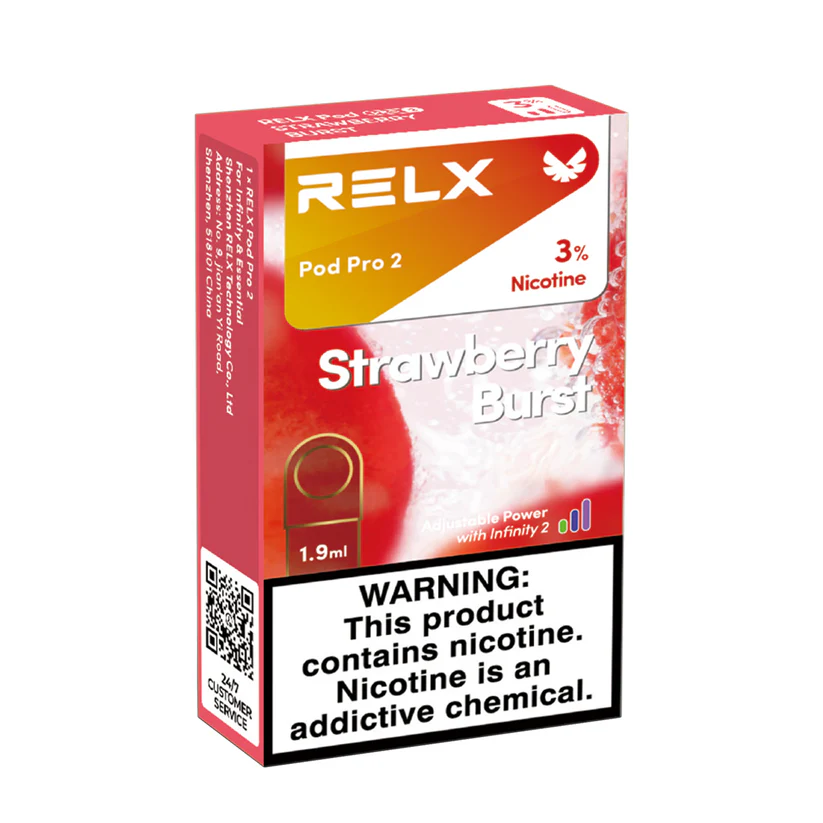 悦刻六代海外版烟弹Relx pro 2草莓冰沙口味单颗装