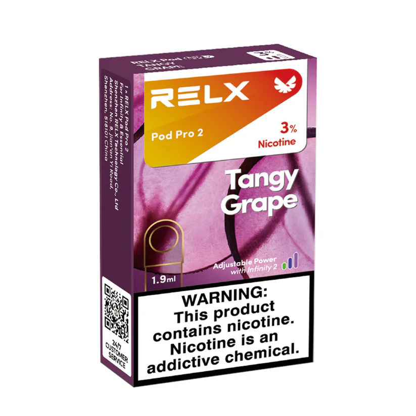 悦刻六代海外版烟弹Relx pro 2葡萄口味单颗装