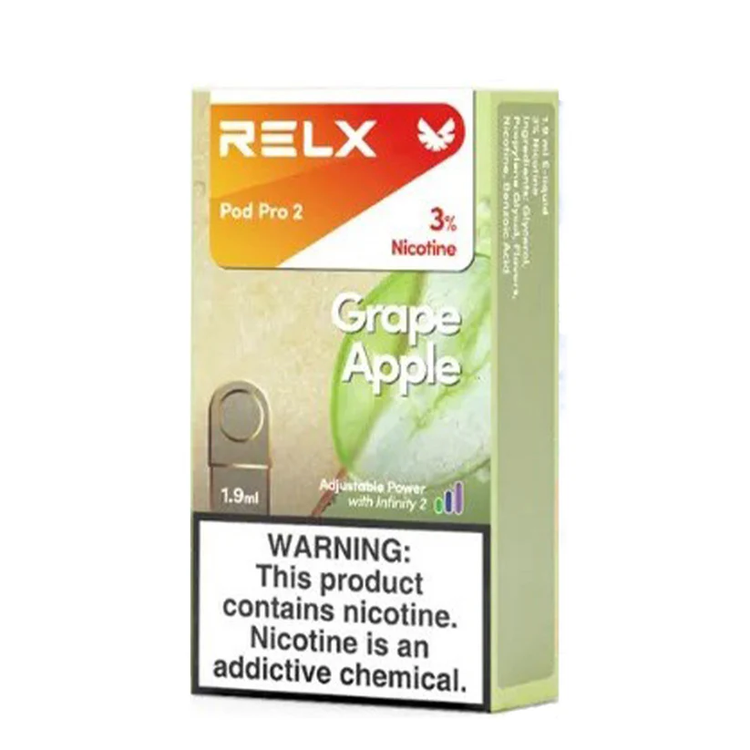 悦刻六代海外版烟弹Relx pro 2葡萄苹果