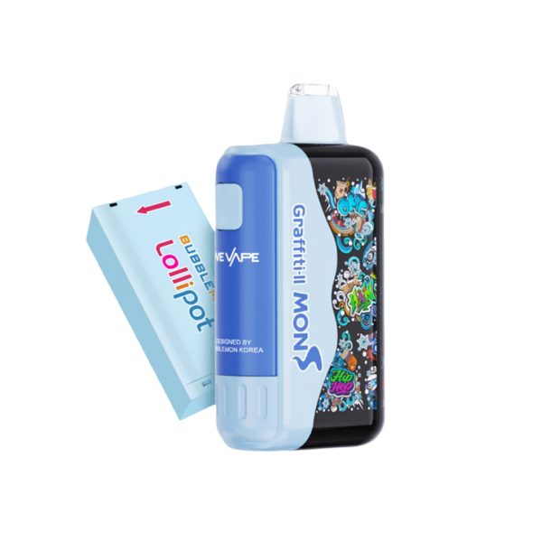 Bubblemon炫彩二代30000口电子烟主机+烟弹套装-三种功率模式-彩色涂鸦屏幕