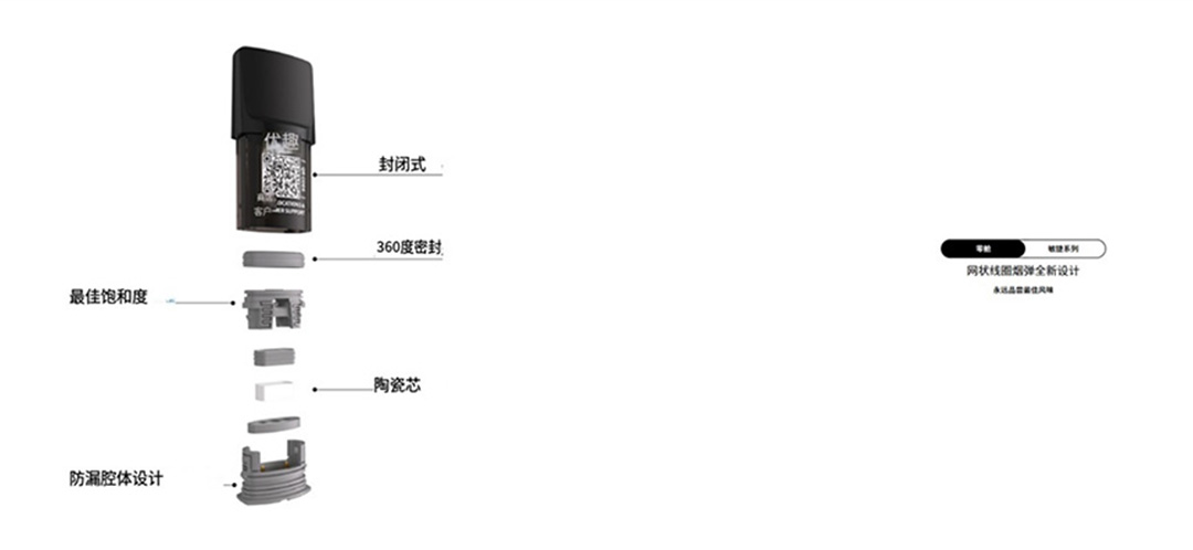 柚子YOOZ ZERO烟弹设计