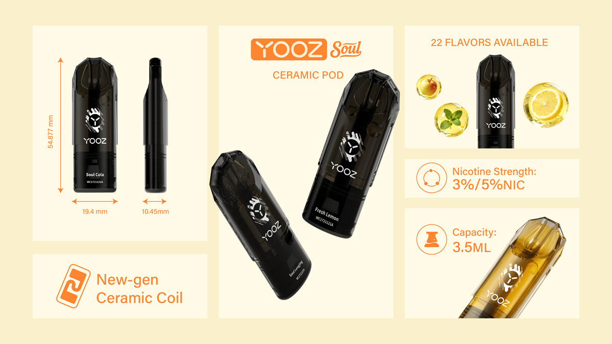 图片[2]-柚子灵魂烟弹 YOOZ Soul Pod-3.5ml大容量-云雾社